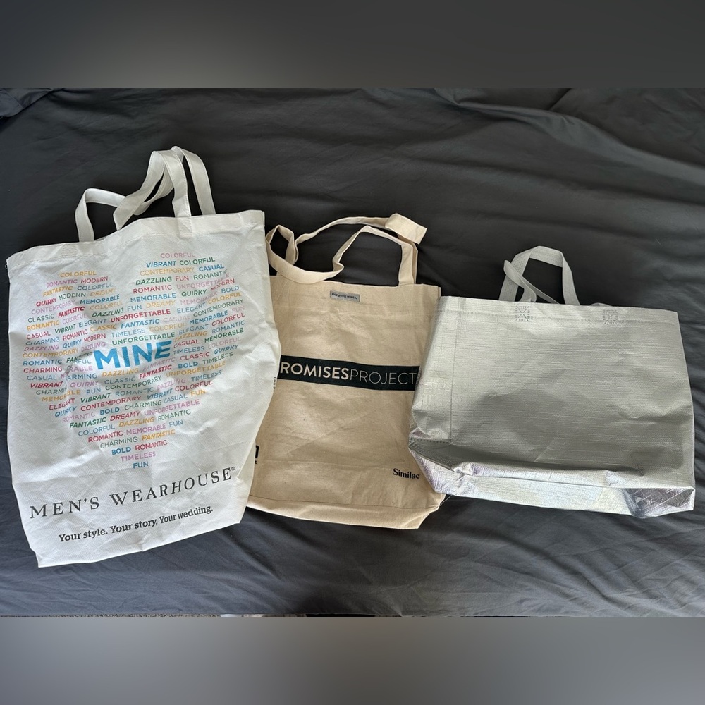 NWOT reusable bag bundle - 3 bags in different styles/sizes